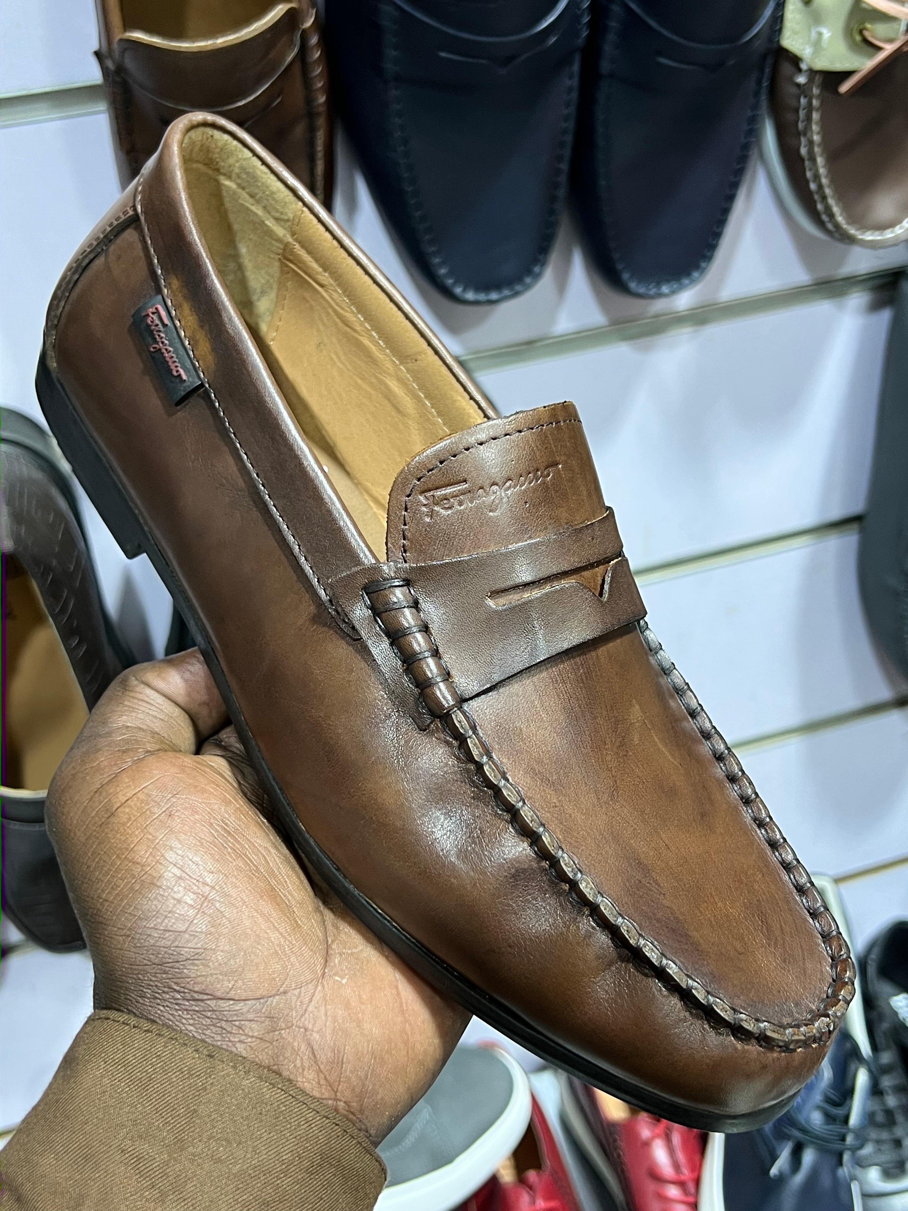 Mocassins Cuire