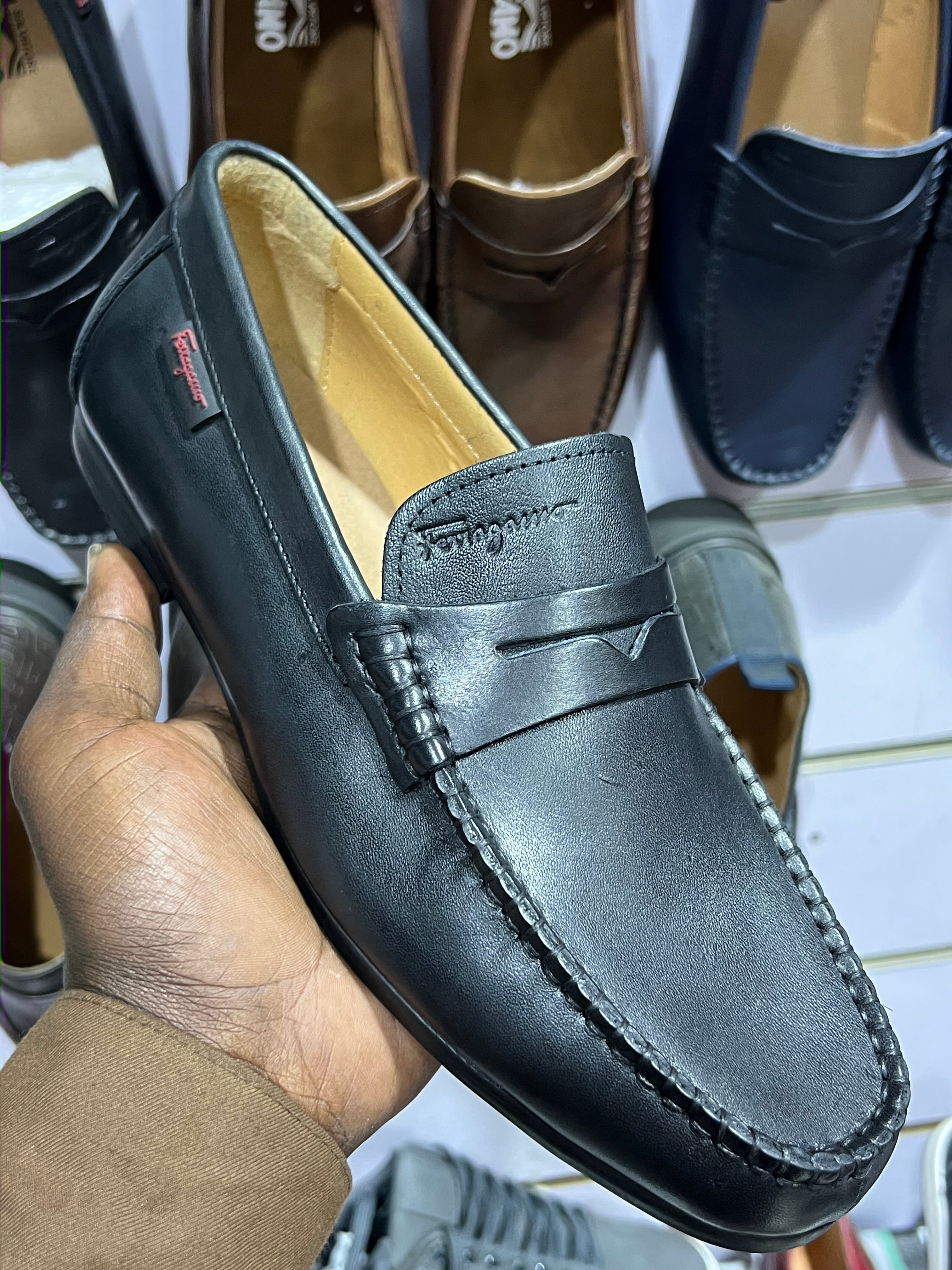 Mocassins Cuire